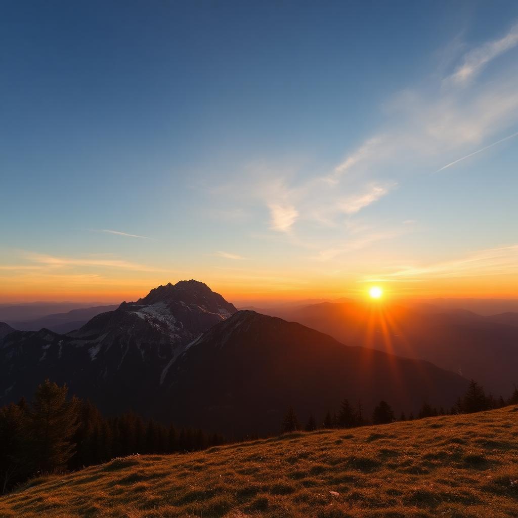 Sonnenuntergang über der Frauenalpe
